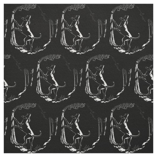 Hound Dog Art Fabric Fabric Hundemuster Stoff (Muster)