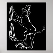 Hound Dog Art Poster Coole Jagd Hunde Kunstdrucke (Vorne)