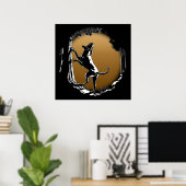 Hound Dog Art Poster Jagd Hund Lover Prints (Heimbüro)