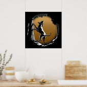 Hound Dog Art Poster Jagd Hund Lover Prints (Küche)