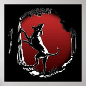 Hound Dog Art Poster Jagd Hund Lover Prints (Vorne)