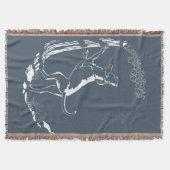 Hound Dog Blanket Jagd Hunde Kunst wirbeln Blanket Decke (Vorderseite)