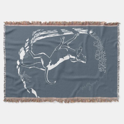 Hound Dog Blanket Jagd Hunde Kunst wirbeln Blanket Decke (Vorderseite)