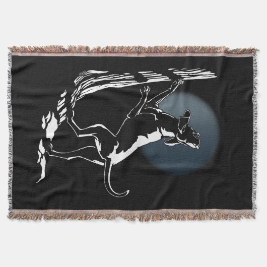 Hound Dog Blanket Jagd Hunde Kunst wirbeln Blanket Decke (Vorderseite)