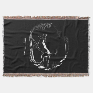 Hound Dog Blanket Jagd Hunde Kunst wirbeln Blanket Decke