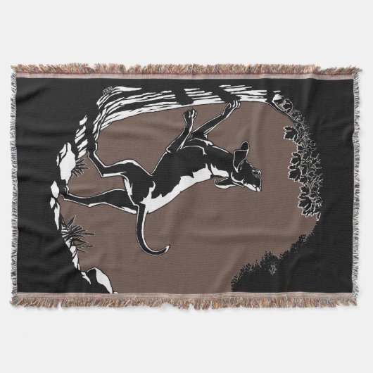 Hound Dog Blanket Jagd Hunde Kunst wirbeln Blanket Decke (Vorderseite)