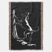 Hound Dog Blanket Jagd Hunde Kunst wirbeln Blanket Decke (Vorderseite Vertikal)
