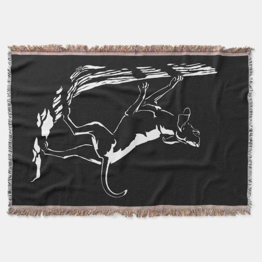 Hound Dog Blanket Jagd Hunde Kunst wirbeln Blanket Decke (Vorderseite)