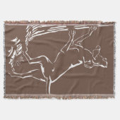 Hound Dog Blanket Jagd Hunde Kunst wirbeln Blanket Decke (Vorderseite)