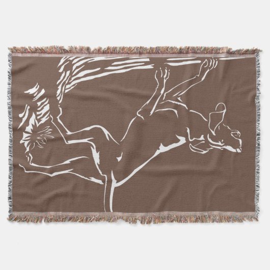 Hound Dog Blanket Jagd Hunde Kunst wirbeln Blanket Decke (Vorderseite)