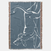 Hound Dog Blanket Jagd Hunde Kunst wirbeln Blanket Decke (Vorderseite Vertikal)
