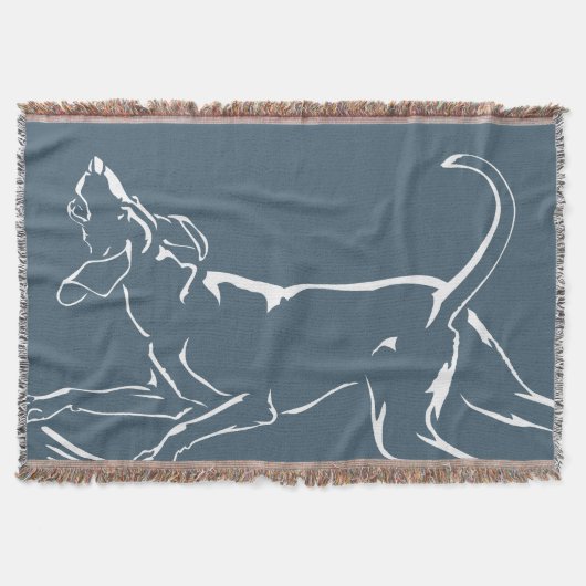 Hound Dog Blanket Jagd Hunde Kunst wirbeln Blanket Decke (Vorderseite)