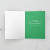 Hound Dog Frohe Weihnachten Großtochter Karte (Innenseite)