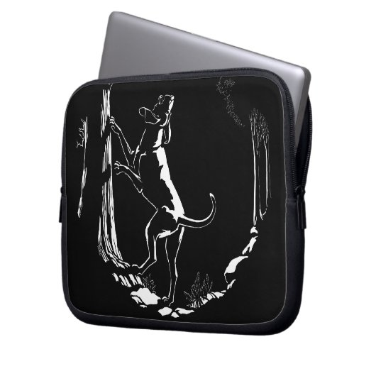 Hound Dog Jagdhund Laptop-Sieb Laptopschutzhülle (Vorderseite Links)