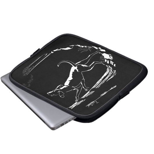 Hound Dog Jagdhund Laptop-Sieb Laptopschutzhülle (Vorne Knopf)