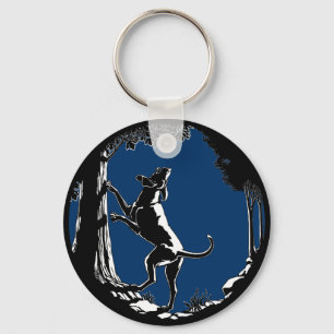 Hound Dog Keychain Hunting Dog Art Keychains Schlüsselanhänger