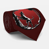 Hound Dog Krawatte Stilvolle Jagdhundin Neckties (Gerollt)