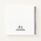 Hound Dog & Labrador Square Notebook Notizblock (Rückseite)