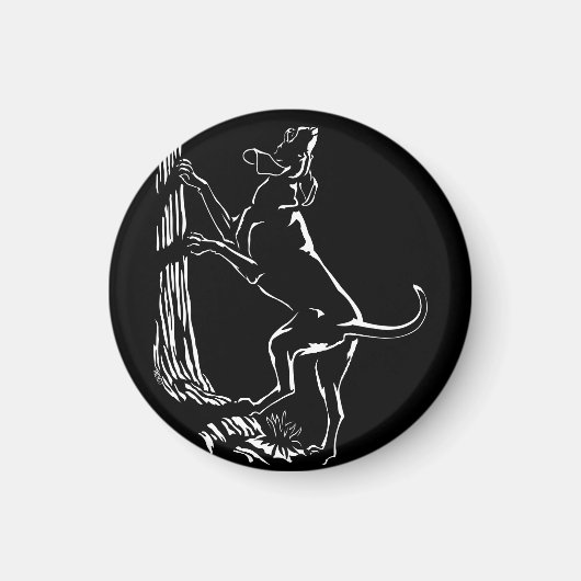 Hound Dog Magnet Jagd Hunde Kühlschrankmagnete Dek (Vorne)