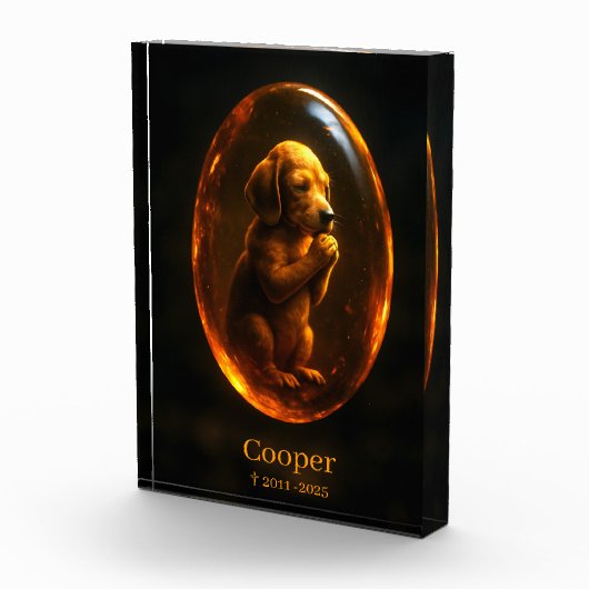 Hound Dog Memorial Photo Block (Rechts)