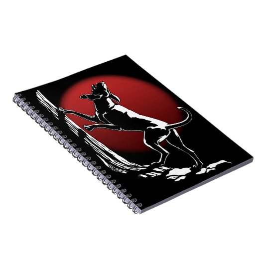 Hound Dog Notebook Dog Journal Book Notizblock (Rechte Seite)