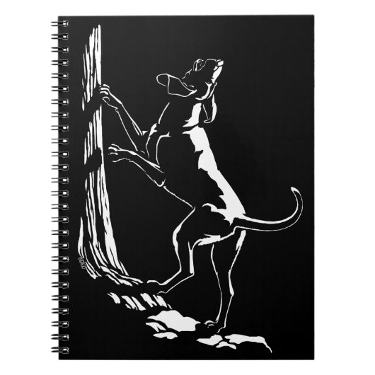Hound Dog Notebook Dog Journal Book Notizblock (Vorderseite)