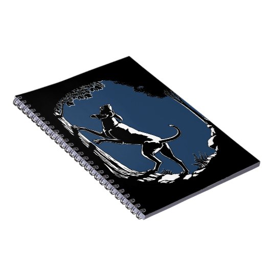Hound Dog Notebook Dog Journal Book Notizblock (Rechte Seite)