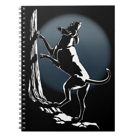 Hound Dog Notebook Dog Journal Book Notizblock (Vorderseite)