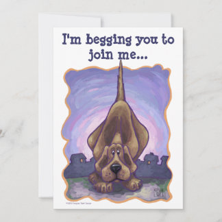 Hound Dog Party Center Einladung