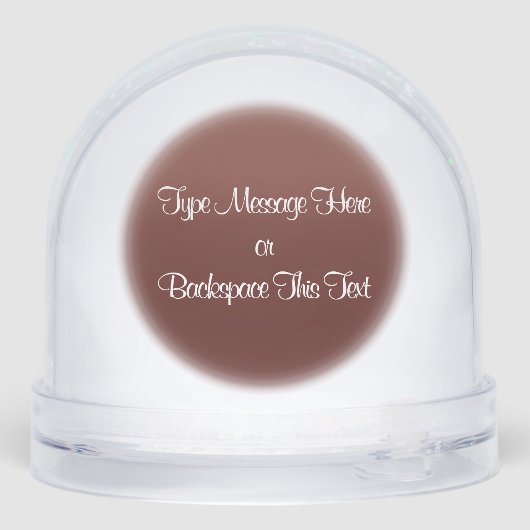 Hound Dog Snow Globe Custom Hunting Dog Snow Globe Schneekugeln (Rückseite)