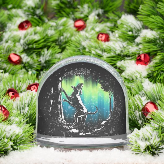 Hound Dog Snow Globe Custom Hunting Dog Snow Globe Schneekugeln (Weihnachten)