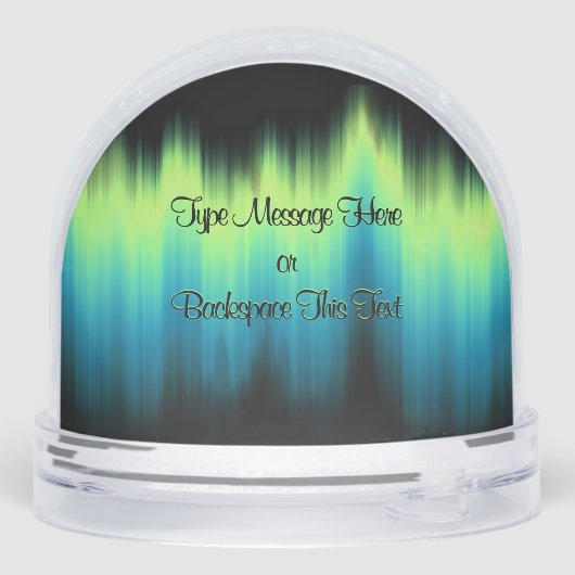 Hound Dog Snow Globe Custom Hunting Dog Snow Globe Schneekugeln (Rückseite)