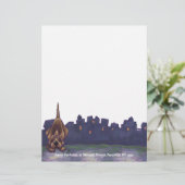 Hound Dog Stationery (Stehend Vorderseite)