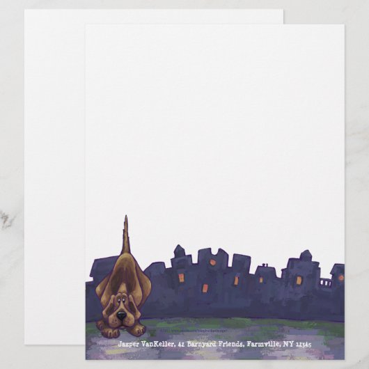 Hound Dog Stationery (Vorne/Hinten)