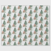 Hound Dog Weihnachten Geschenkpapier (Flach)