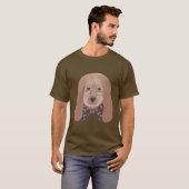 Hound Hund Gesicht Knochen Krawatte Tee Shirts (Vorne ganz)