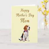 Hound Love Muttertagskarte Karte (Gelbe Blume)