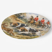 Hounds & Hare  Pappteller (Schrägansicht)