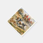 Hounds & Hase  Serviette (Ecke)