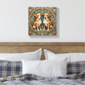 Hounds of the Hidden Grove Leinwanddruck (Insitu (Schlafzimmer))