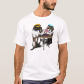 hounds_playing Poker des Dachshundes - T-Shirt (Vorderseite)