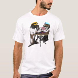 hounds_playing Poker des Dachshundes - T-Shirt