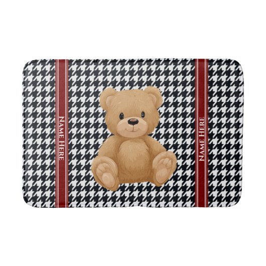 Houndstooth Bärenheimat, Badematte (Vorderseite)