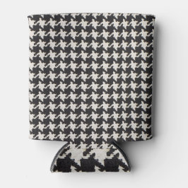 Houndstooth Black White Pattern Dosenkühler