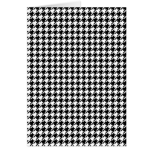 Houndstooth Classic Pattern Card (Vorne)
