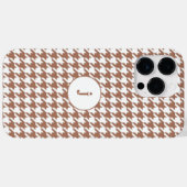Houndstooth-Eleganz  Case-Mate iPhone Hülle (Rückseite (Horizontal))