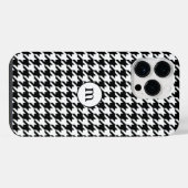Houndstooth Eleganz iPhone Hülle (Rückseite (Horizontal))