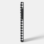 Houndstooth Eleganz iPhone Hülle (Linke Seite)