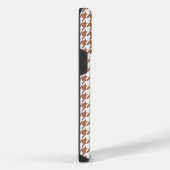 Houndstooth-Eleganz iPhone Hülle (Rechte Seite)