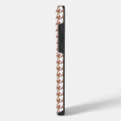 Houndstooth-Eleganz iPhone Hülle (Linke Seite)